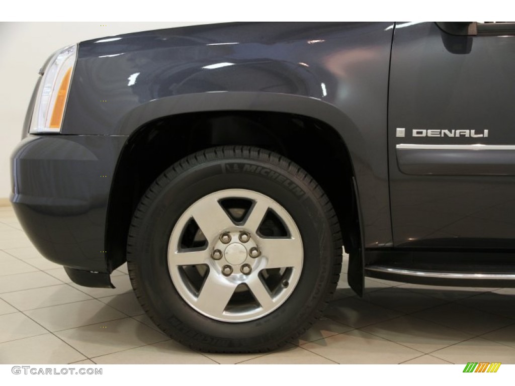 2008 Yukon XL Denali AWD - Dark Slate Metallic / Ebony photo #17