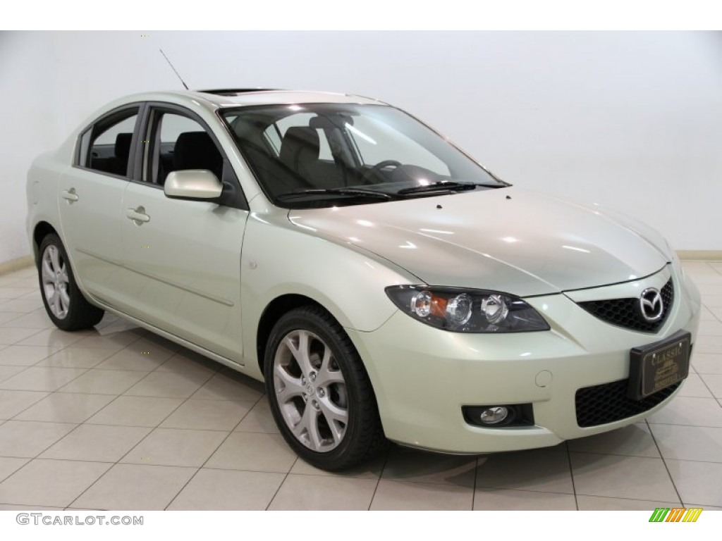 2009 MAZDA3 i Touring Sedan - Golden Sand Metallic / Black photo #1
