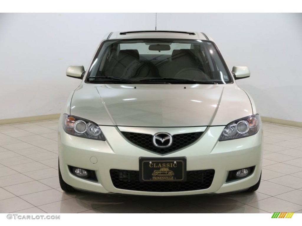 2009 MAZDA3 i Touring Sedan - Golden Sand Metallic / Black photo #2