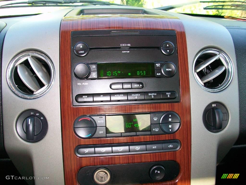 2006 F150 Lariat SuperCrew 4x4 - Black / Black/Medium Flint photo #16
