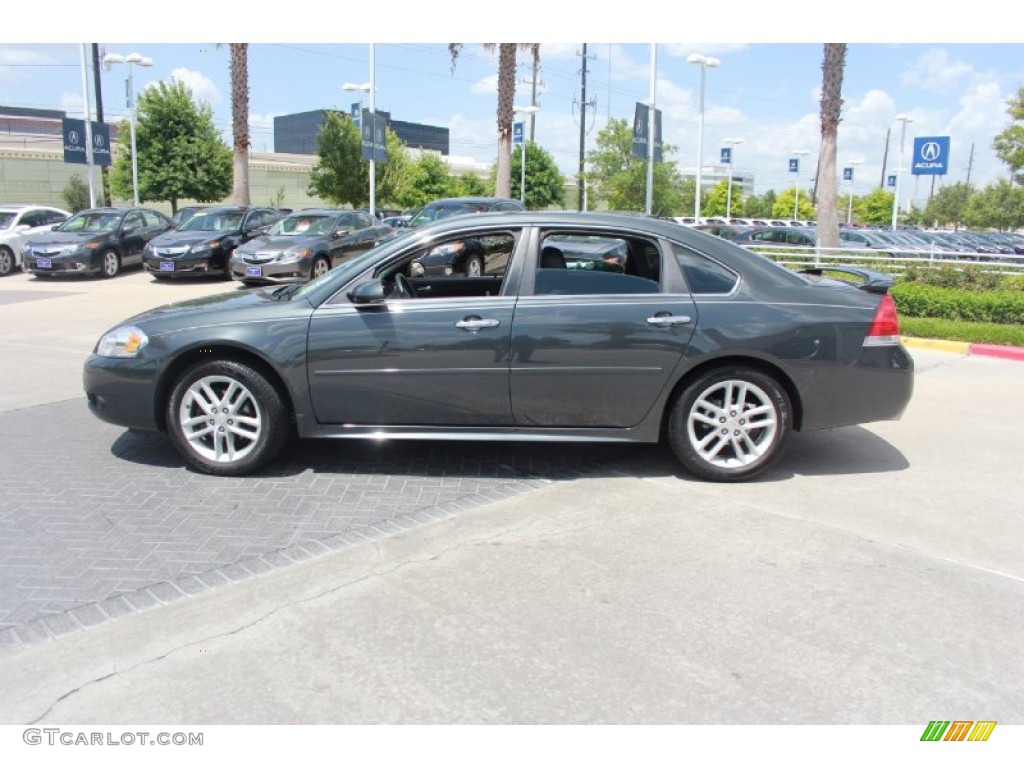 2012 Impala LTZ - Ashen Gray Metallic / Ebony photo #5