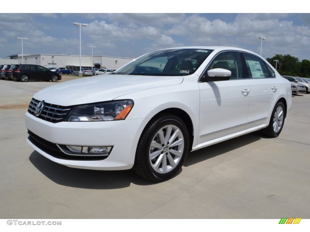 Candy White 2013 Volkswagen Passat 2.5L SEL Exterior Photo #82678774