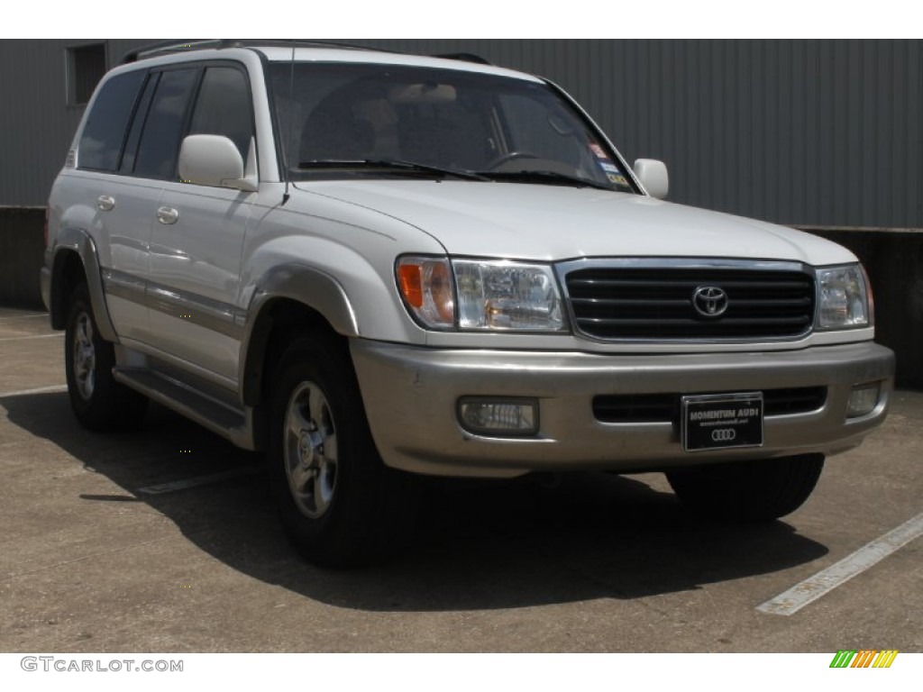 Natural White Toyota Land Cruiser