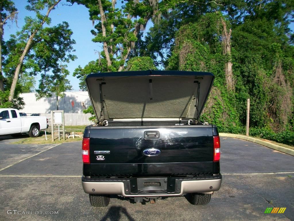 2006 F150 Lariat SuperCrew 4x4 - Black / Black/Medium Flint photo #21