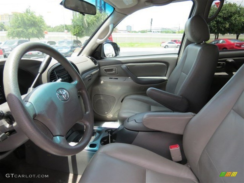 Light Charcoal Interior 2006 Toyota Tundra SR5 Double Cab 4x4 Photo #82680130