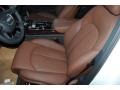 Nougat Brown Front Seat Photo for 2014 Audi A8 #82681690