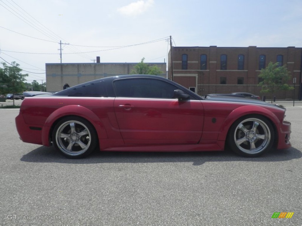 2007 Mustang GT Premium Coupe - Redfire Metallic / Black/Red photo #2