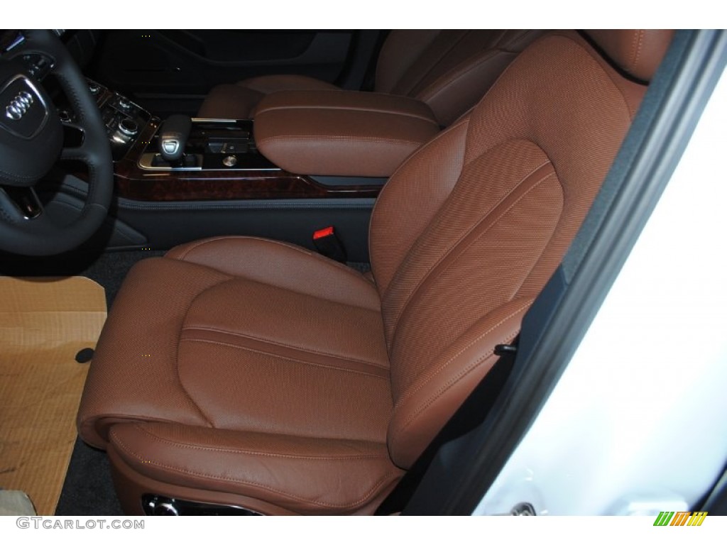 2014 Audi A8 L TDI quattro Front Seat Photo #82682746