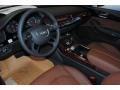 Nougat Brown Dashboard Photo for 2014 Audi A8 #82682761