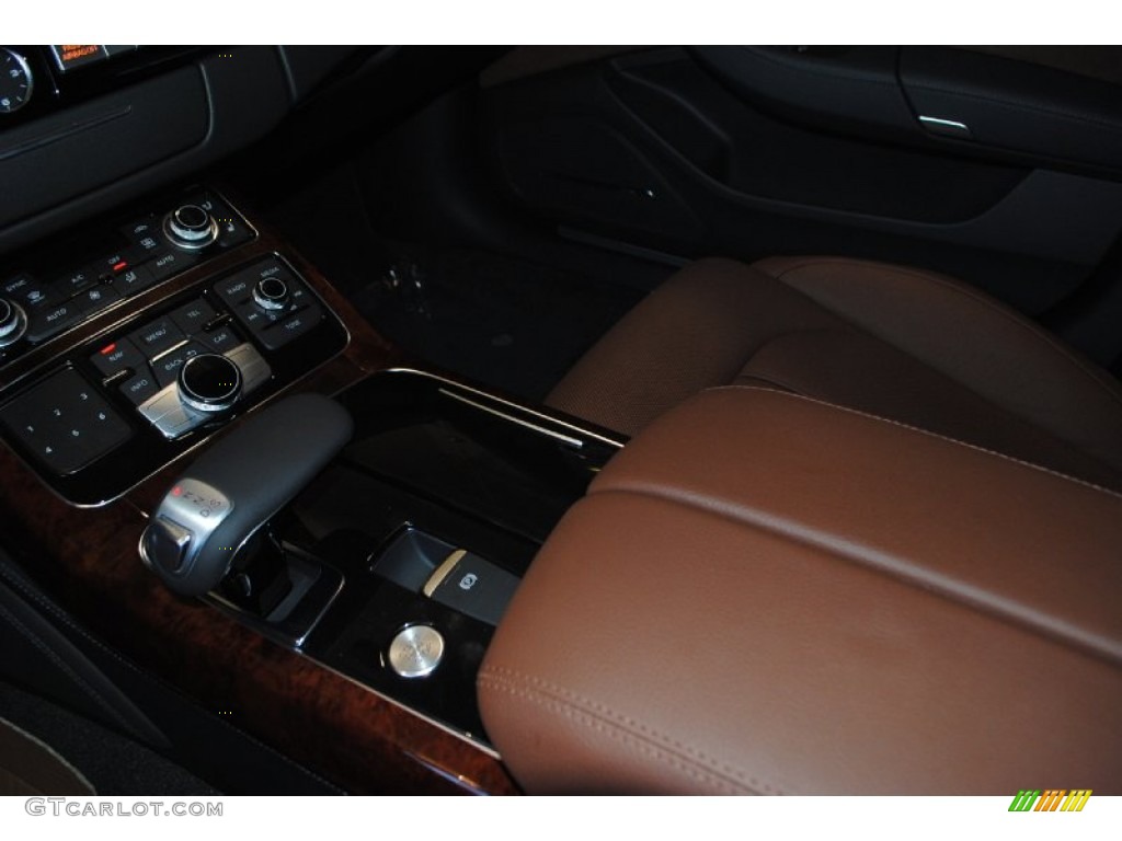 2014 A8 L TDI quattro - Glacier White Metallic / Nougat Brown photo #22