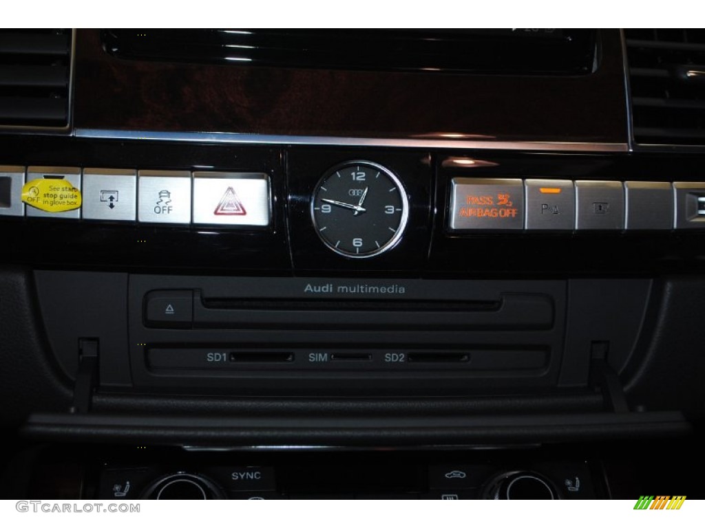 2014 A8 L TDI quattro - Glacier White Metallic / Nougat Brown photo #33