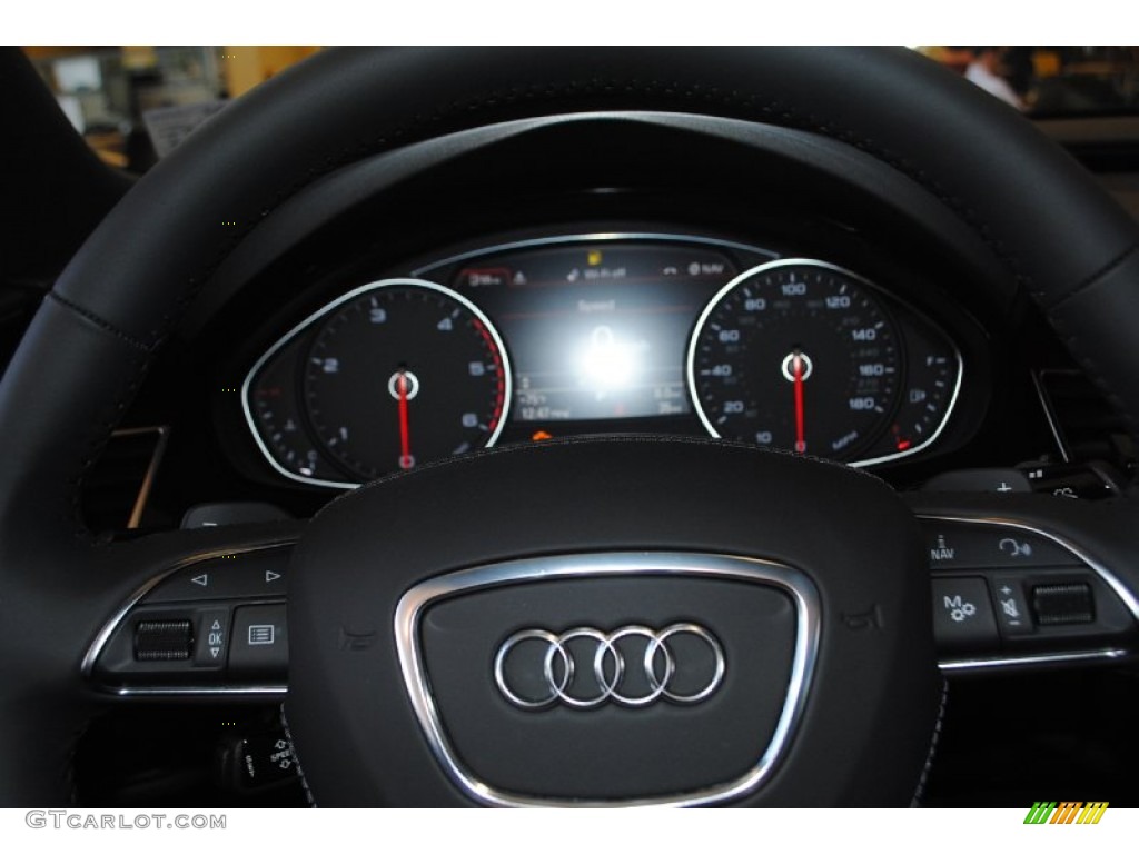 2014 A8 L TDI quattro - Glacier White Metallic / Nougat Brown photo #36