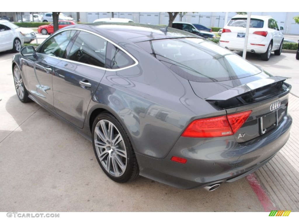 Daytona Gray Pearl Effect 2013 Audi A7 3.0T quattro Prestige Exterior Photo #82683516