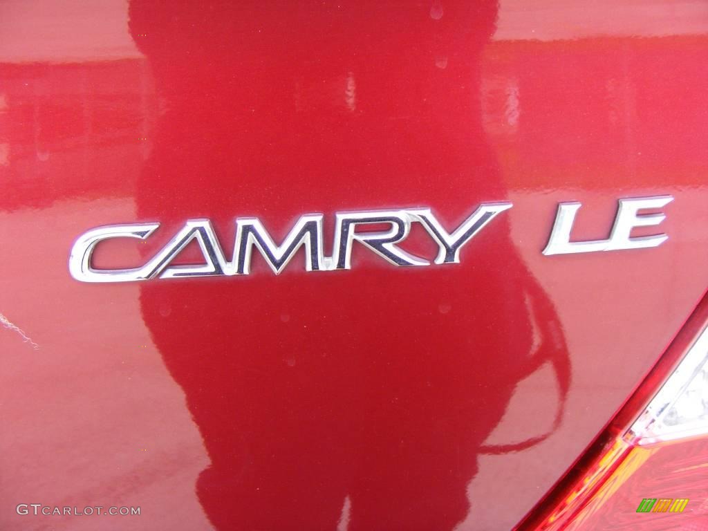 2003 Camry LE - Salsa Red Pearl / Stone photo #22