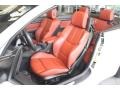 2011 BMW M3 Fox Red Novillo Leather Interior Front Seat Photo