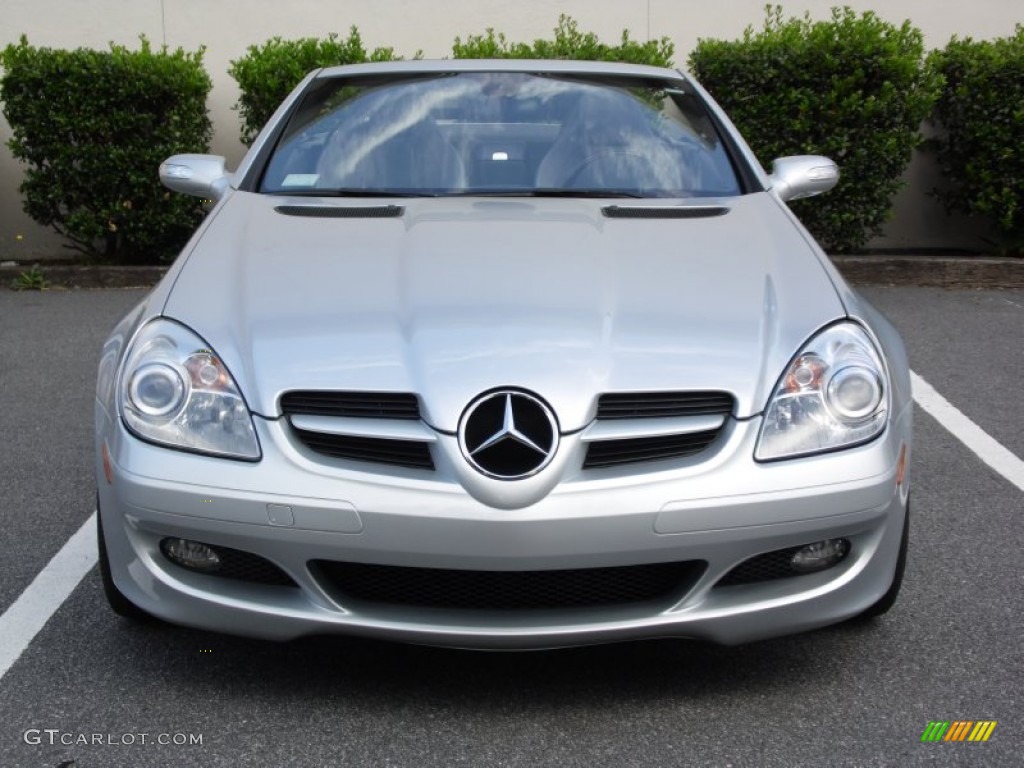 Iridium Silver Metallic 2005 Mercedes-Benz SLK 350 Roadster Exterior Photo #82684266