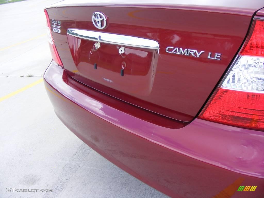 2003 Camry LE - Salsa Red Pearl / Stone photo #23