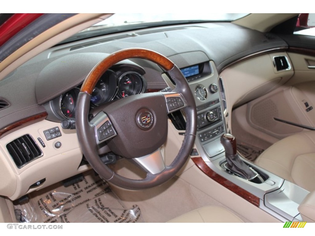 2010 Cadillac CTS 3.0 Sedan Cashmere/Cocoa Dashboard Photo #82684312