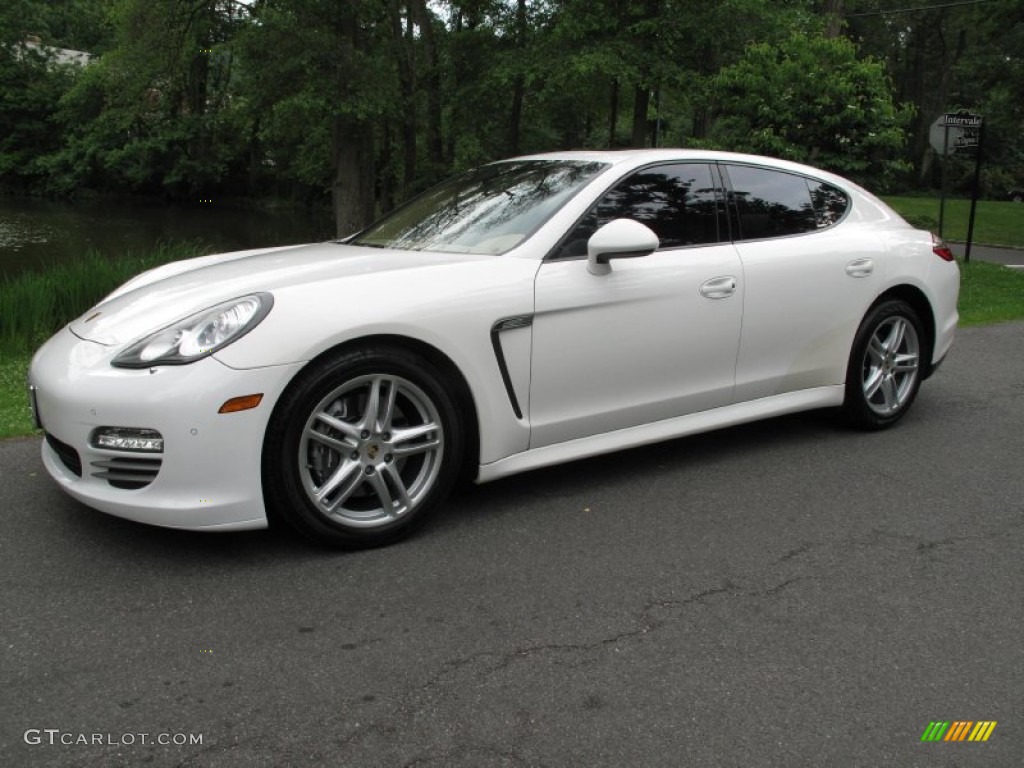 Carrara White 2011 Porsche Panamera 4 Exterior Photo #82684600