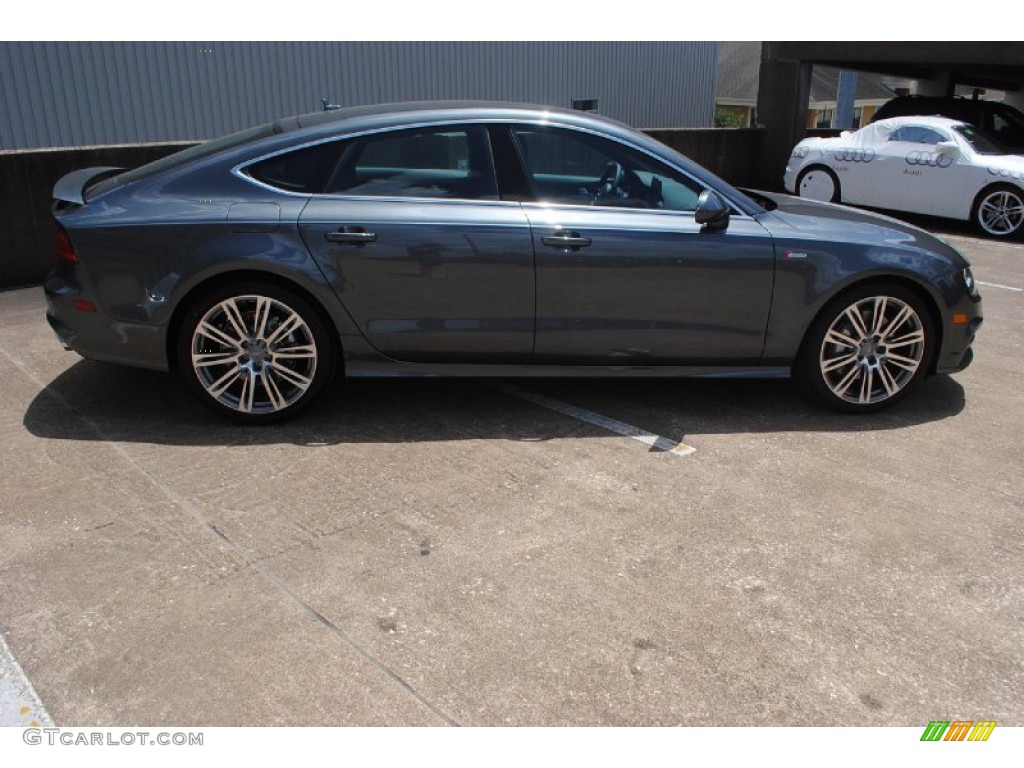 Daytona Gray Pearl Effect 2013 Audi A7 3.0T quattro Prestige Exterior Photo #82684645