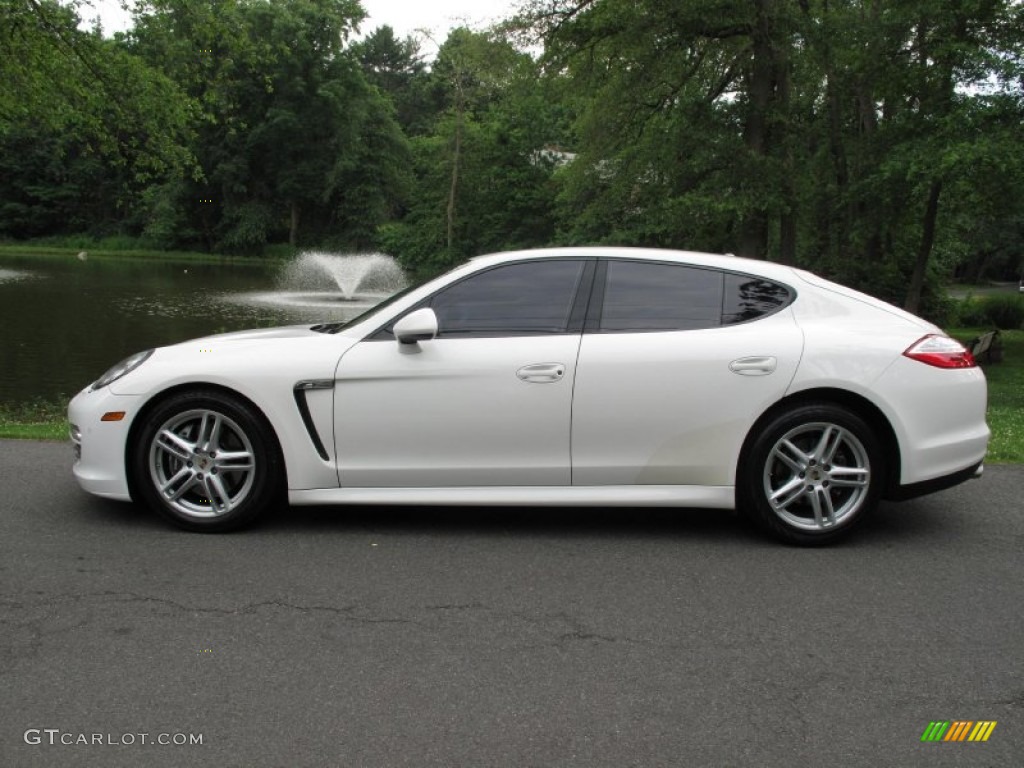 Carrara White 2011 Porsche Panamera 4 Exterior Photo #82684647