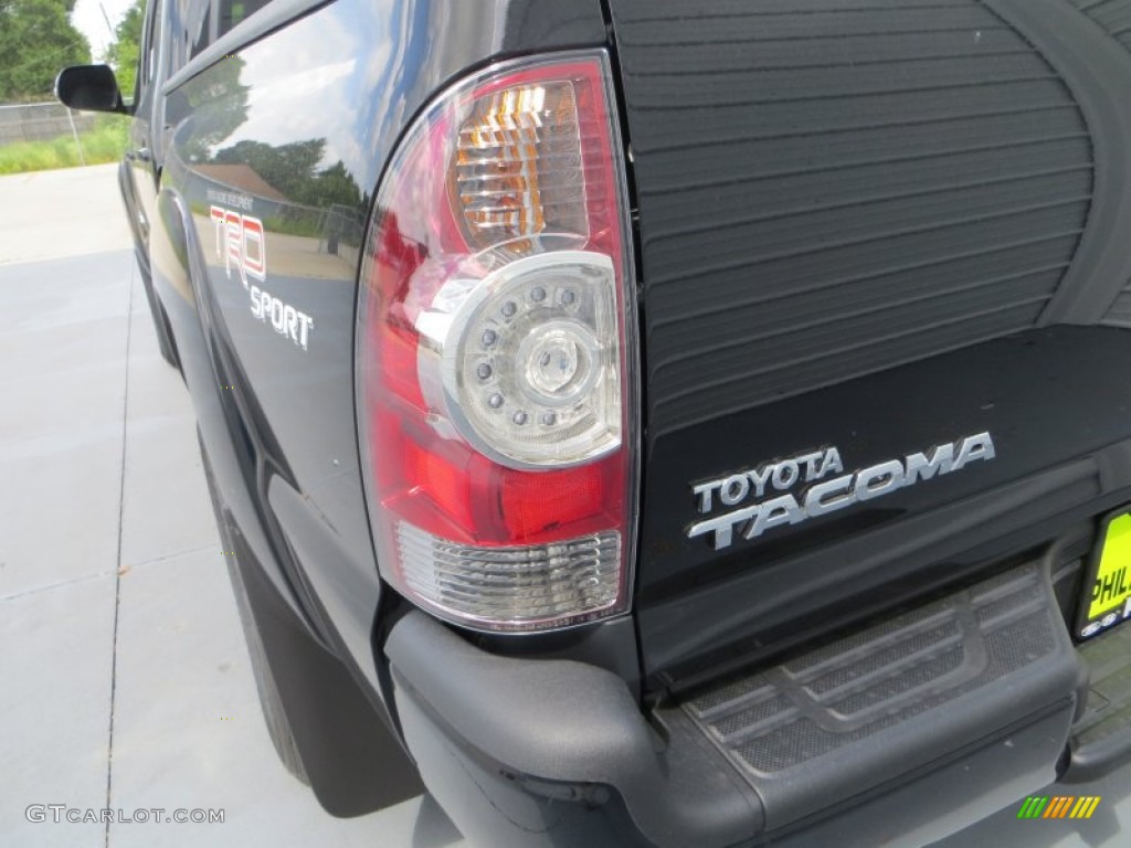 2013 Tacoma V6 TRD Sport Prerunner Double Cab - Black / Graphite photo #16