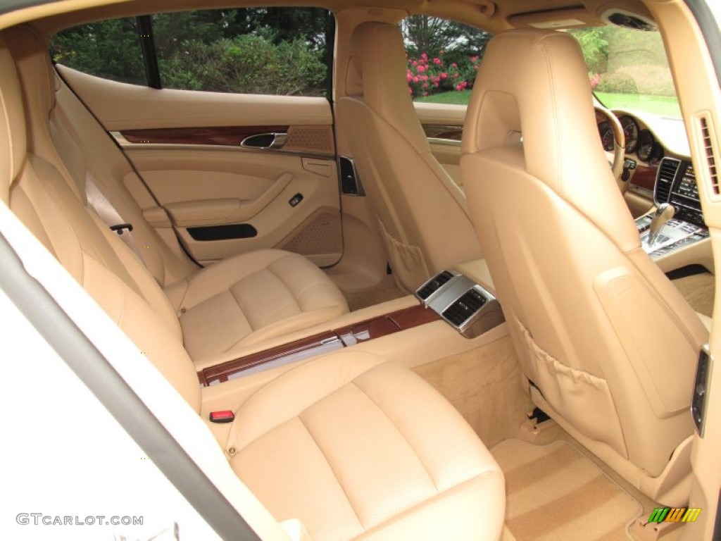 Luxor Beige Interior 2011 Porsche Panamera 4 Photo #82684936