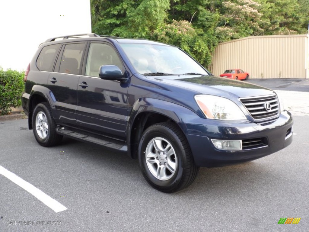 2004 GX 470 - Blue Meridian Pearl / Ivory photo #4