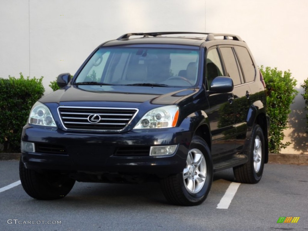 2004 GX 470 - Blue Meridian Pearl / Ivory photo #10