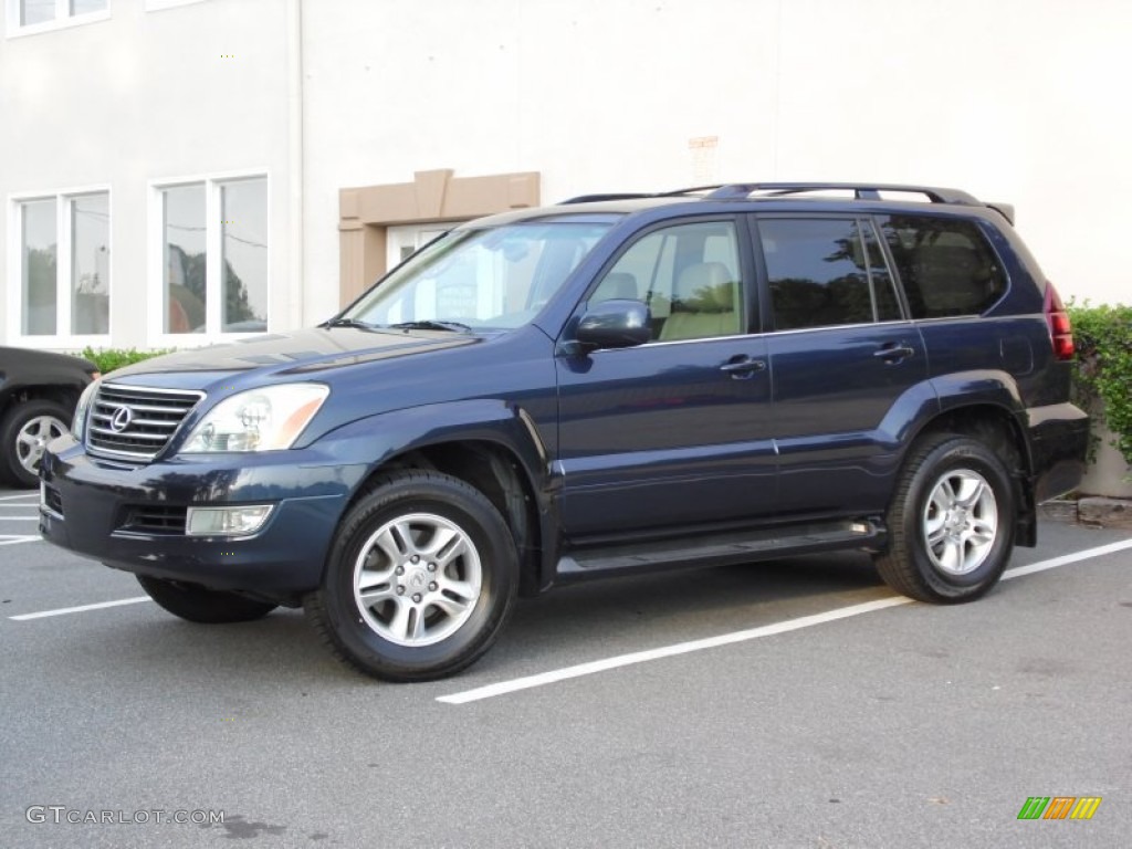 2004 GX 470 - Blue Meridian Pearl / Ivory photo #11