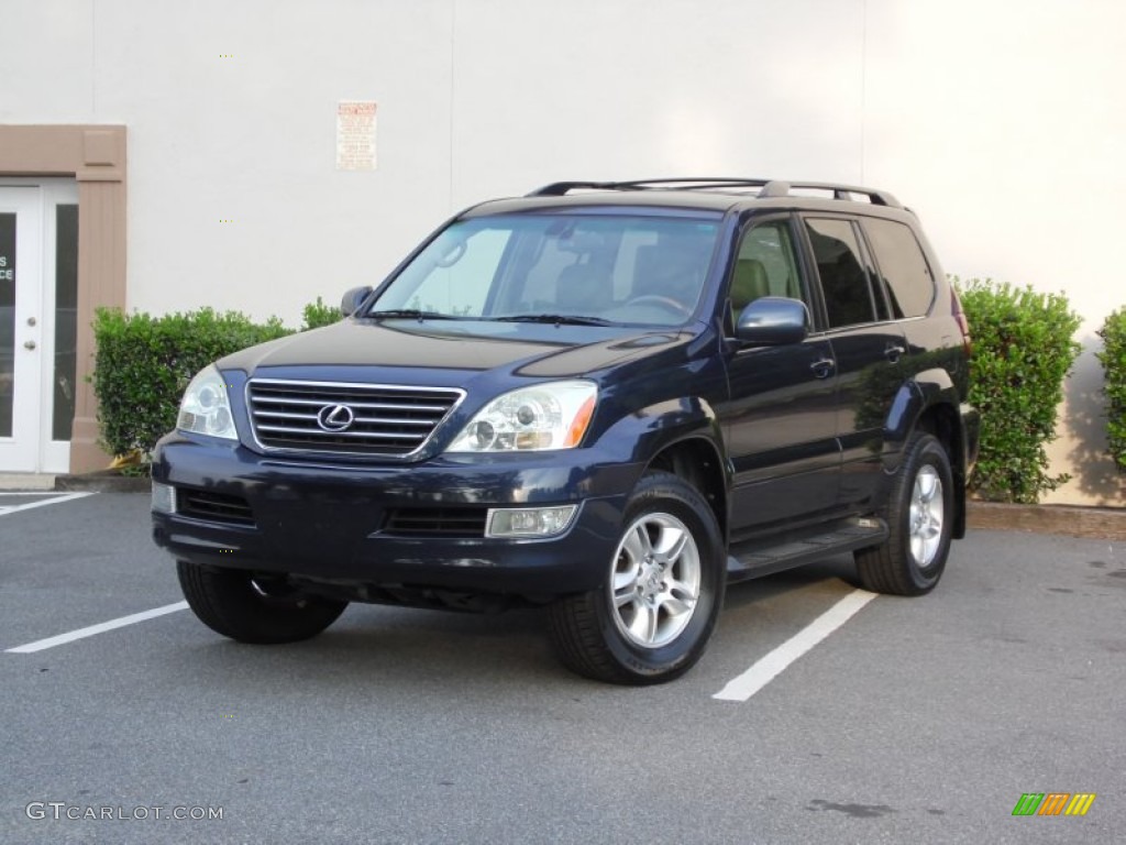 2004 GX 470 - Blue Meridian Pearl / Ivory photo #12