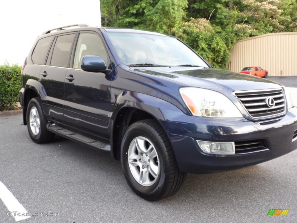 2004 GX 470 - Blue Meridian Pearl / Ivory photo #14