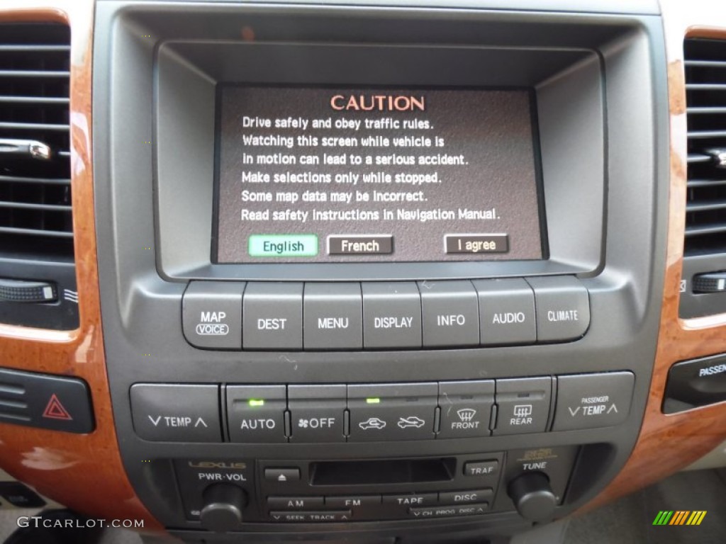 2004 GX 470 - Blue Meridian Pearl / Ivory photo #33