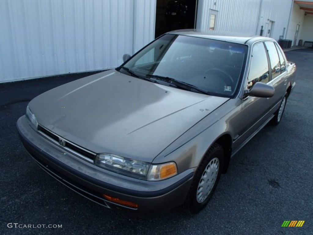1993 Accord LX Sedan - Rosewood Brown Metallic / Burgundy photo #2