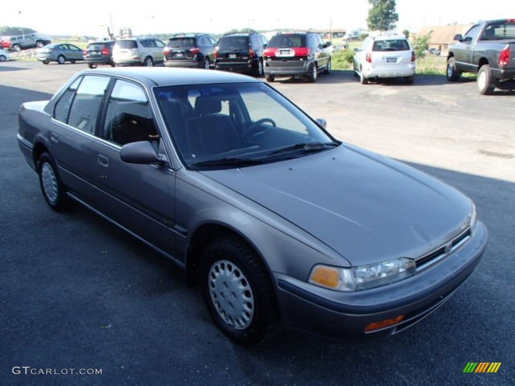 1993 Accord LX Sedan - Rosewood Brown Metallic / Burgundy photo #4