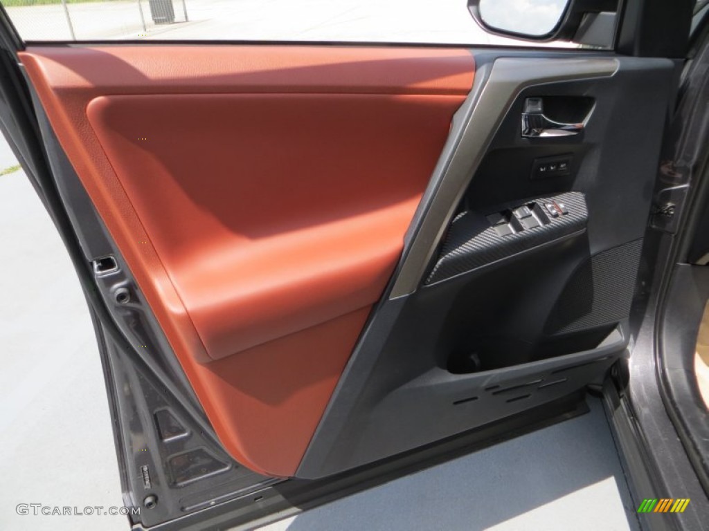 2013 Toyota RAV4 Limited Terracotta Door Panel Photo #82687678