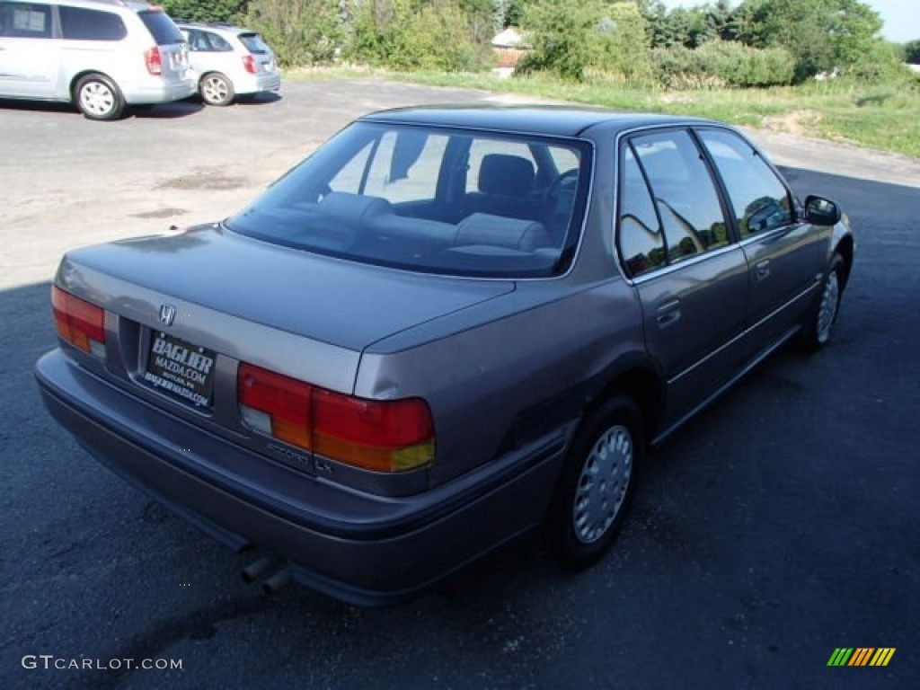 1993 Accord LX Sedan - Rosewood Brown Metallic / Burgundy photo #5