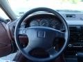 1993 Honda Accord Burgundy Interior Steering Wheel Photo