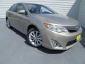 2013 Champagne Mica Toyota Camry Hybrid XLE  photo #1