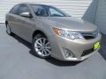 2013 Champagne Mica Toyota Camry Hybrid XLE  photo #2