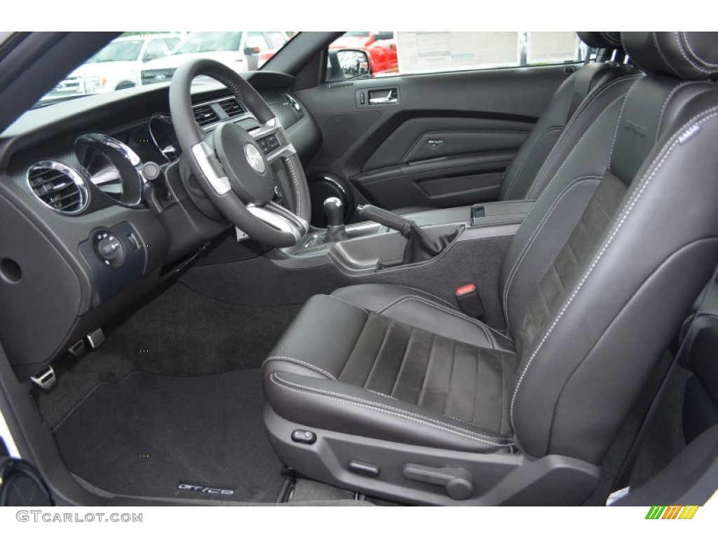 California Special Charcoal Black/Miko Suede Interior 2014 Ford Mustang GT/CS California Special Coupe Photo #82688098