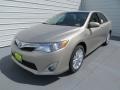 2013 Champagne Mica Toyota Camry Hybrid XLE  photo #7