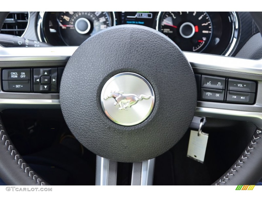 2014 Mustang GT/CS California Special Coupe - Oxford White / California Special Charcoal Black/Miko Suede photo #14