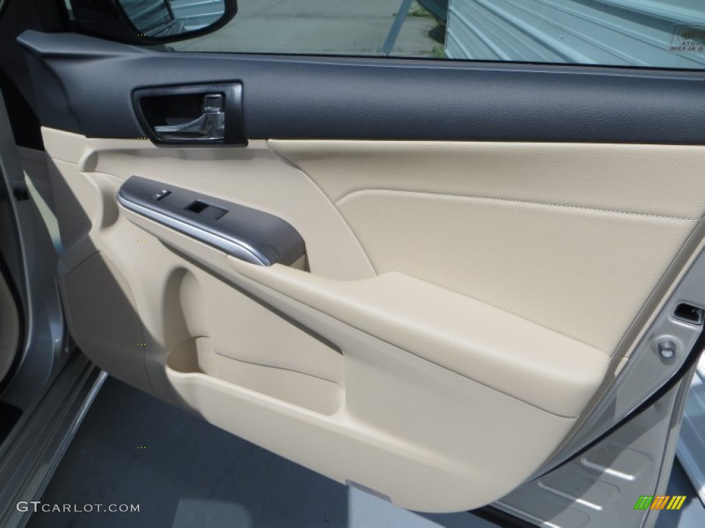 2013 Camry Hybrid XLE - Champagne Mica / Ivory photo #17