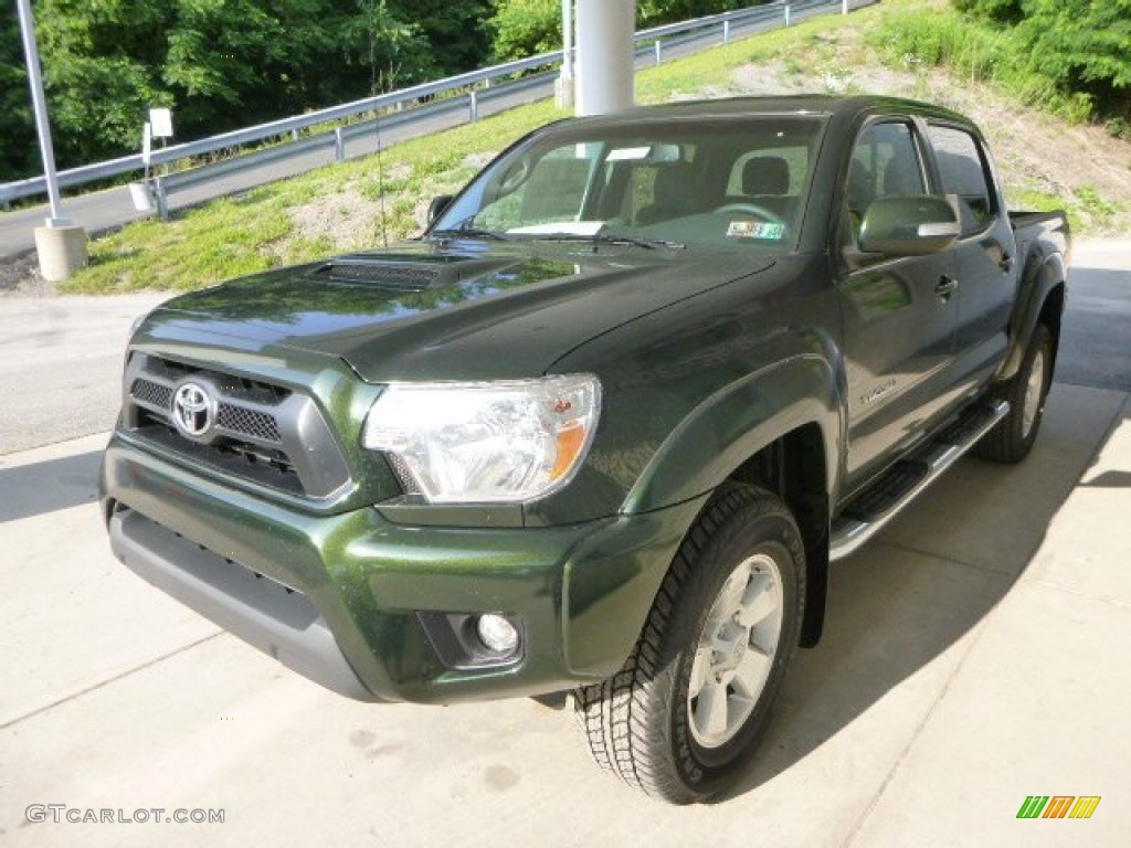 Spruce Green Mica 2013 Toyota Tacoma V6 TRD Sport Double Cab 4x4 Exterior Photo #82688620