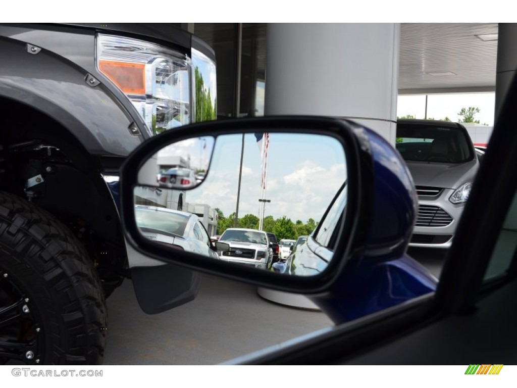 2013 Fusion SE 1.6 EcoBoost - Deep Impact Blue Metallic / Dune photo #26