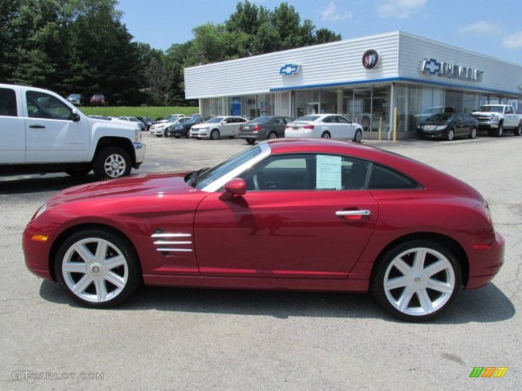 Blaze Red Crystal Pearl 2006 Chrysler Crossfire Limited Coupe Exterior Photo #82689316
