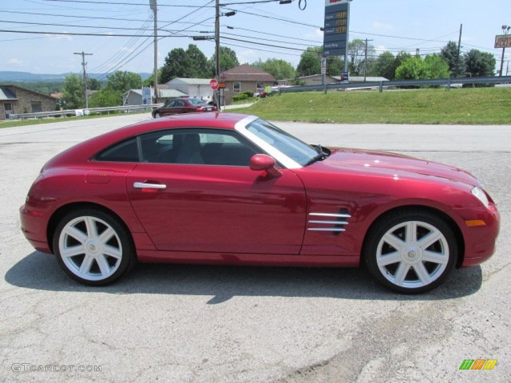 Blaze Red Crystal Pearl 2006 Chrysler Crossfire Limited Coupe Exterior Photo #82689450
