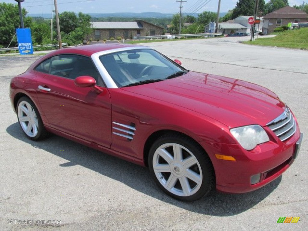 Blaze Red Crystal Pearl 2006 Chrysler Crossfire Limited Coupe Exterior Photo #82689471