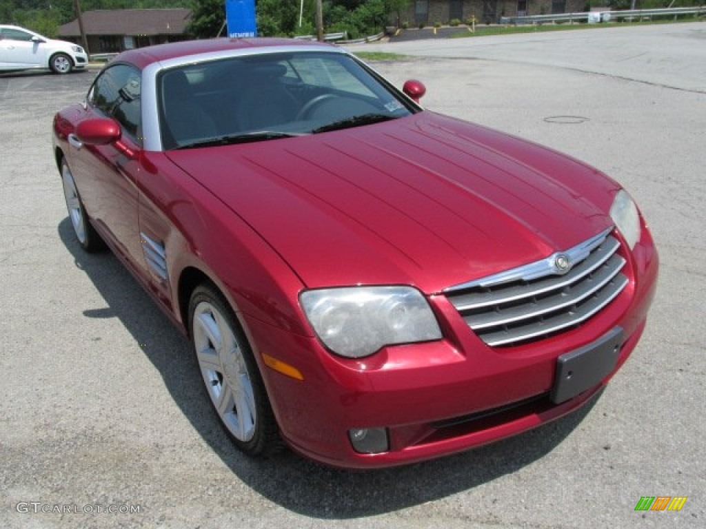 Blaze Red Crystal Pearl 2006 Chrysler Crossfire Limited Coupe Exterior Photo #82689495